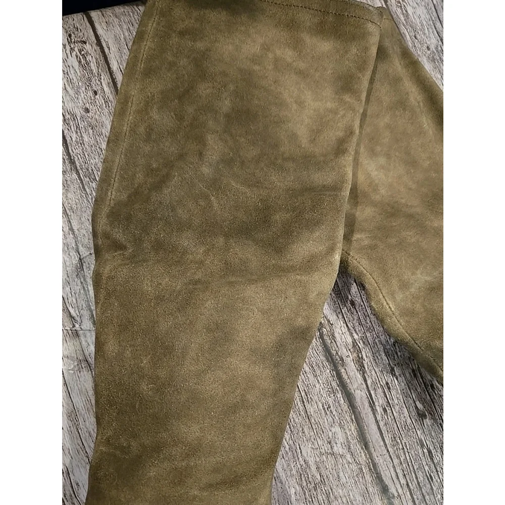 New Børn Women’s Size 6M Taupe Dstrssd Leather Tall Riding Boots Over Knee NIB